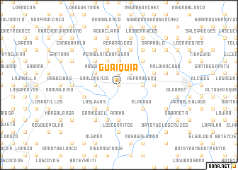 map of Guaiquía