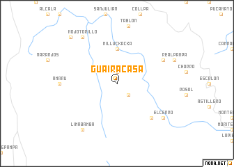 map of Guairacasa