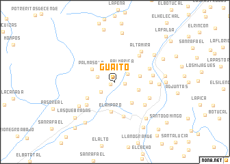 map of Guaitó