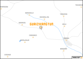 map of Guaizikangtun