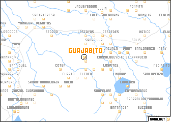 map of Guajabito