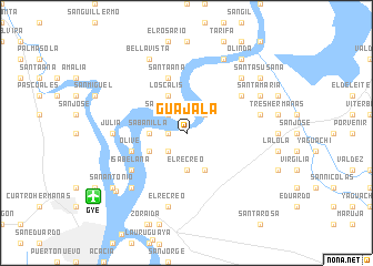 map of Guajala