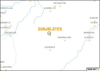 map of Guajalotes