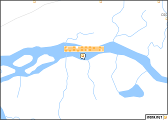 map of Guajará-Miri