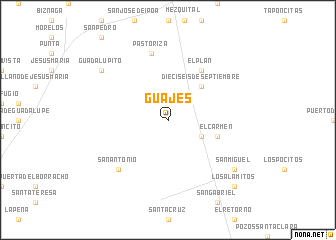 map of Guajes