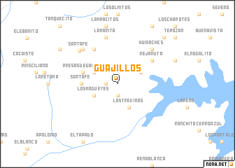 map of Guajillos