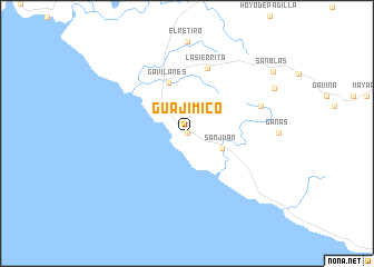 map of Guajímico