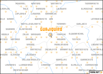 map of Guajiquiro