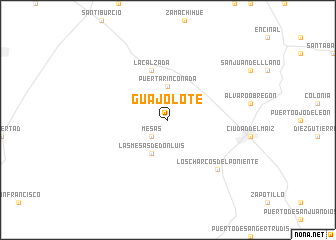 map of Guajolote