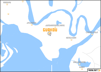 map of Guakou