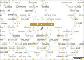 map of Gualacomusca