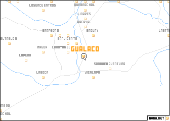 map of Gualaco