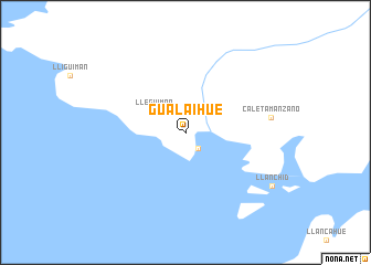 map of Gualaihue