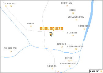 map of Gualaquiza