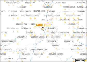 map of Gualcho