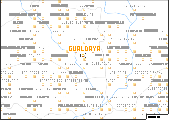 map of Gualdaya