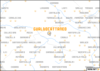 map of Gualdo Cattaneo