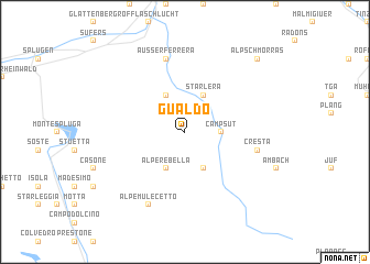 map of Gualdo