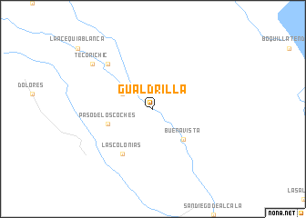 map of Gualdrilla