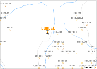 map of Gualel