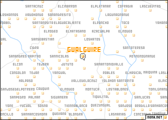 map of Gualgüire