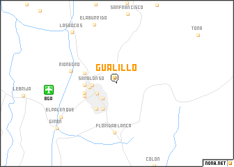 map of Gualillo