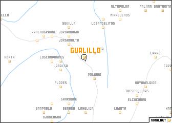 map of Gualillo