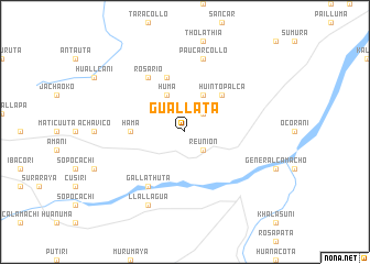 map of Guallata