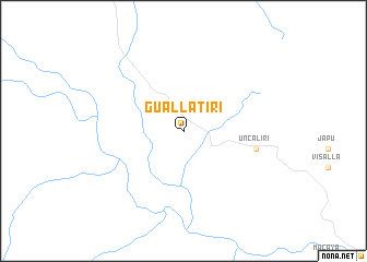 map of Guallatiri