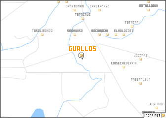 map of Guallos