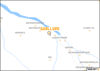 map of Guallupe