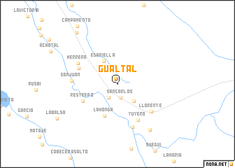 map of Gualtal