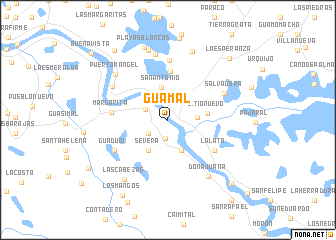 map of Guamal