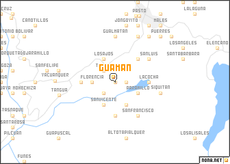 map of Guamán
