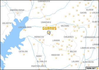 map of Guamas