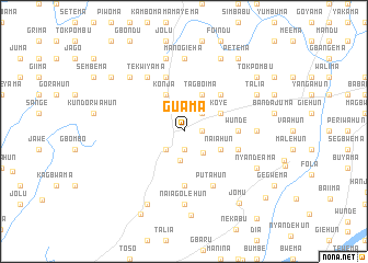 map of Guama