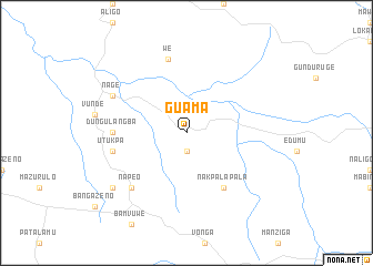 map of Guama