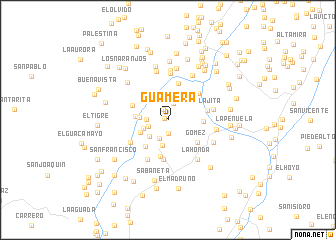 map of Guamera