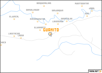 map of Guamito