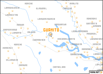 map of Guamito