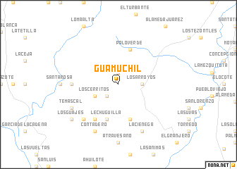 map of Guamúchil
