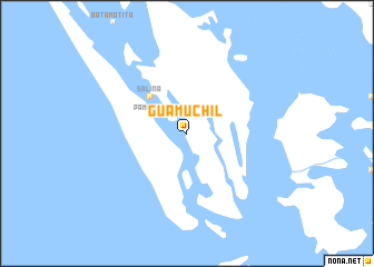 map of Guamúchil