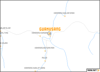 map of Gua Musang