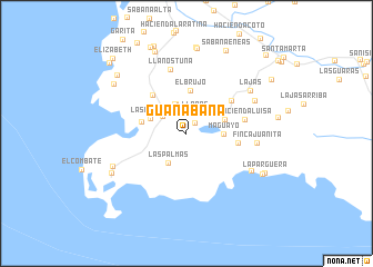 map of Guanabana