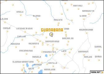 map of Guanábana