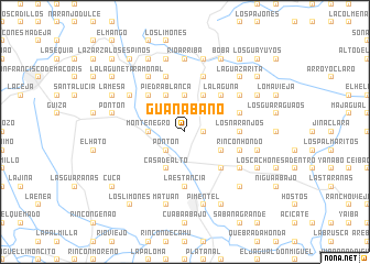 map of Guanábano