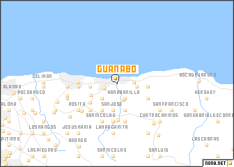 Guanabo (Cuba) map - nona.net