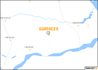 map of Guanacés