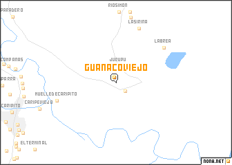 map of Guanaco Viejo