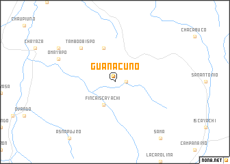 map of Guanacuno